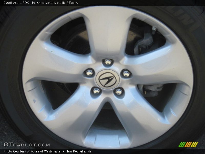 Polished Metal Metallic / Ebony 2008 Acura RDX
