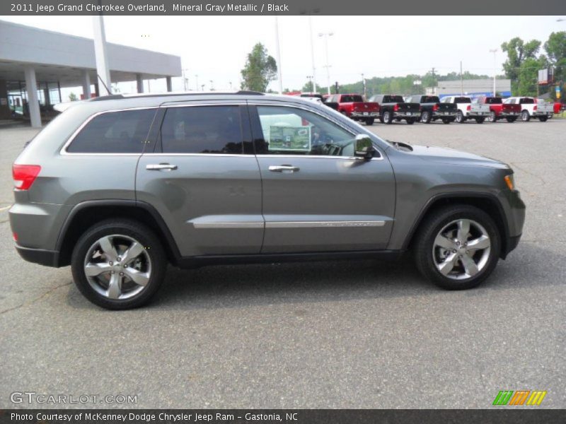 Mineral Gray Metallic / Black 2011 Jeep Grand Cherokee Overland