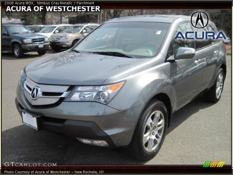 Nimbus Gray Metallic / Parchment 2008 Acura MDX