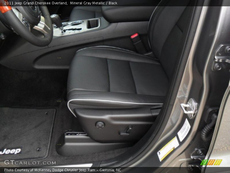 Mineral Gray Metallic / Black 2011 Jeep Grand Cherokee Overland