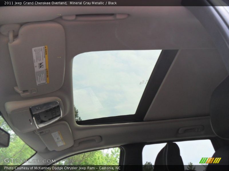 Mineral Gray Metallic / Black 2011 Jeep Grand Cherokee Overland