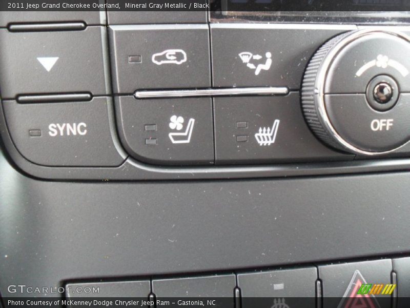 Mineral Gray Metallic / Black 2011 Jeep Grand Cherokee Overland