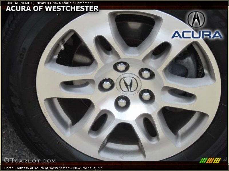 Nimbus Gray Metallic / Parchment 2008 Acura MDX