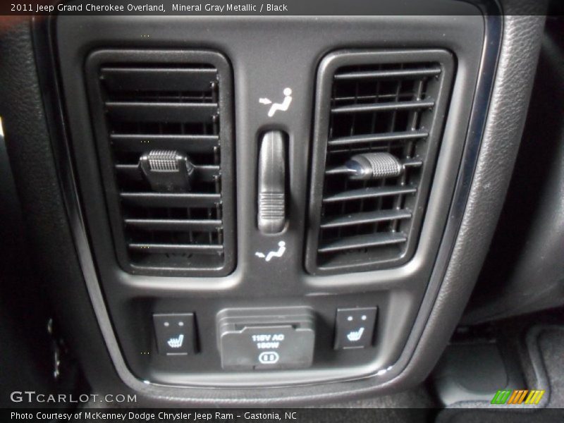 Mineral Gray Metallic / Black 2011 Jeep Grand Cherokee Overland