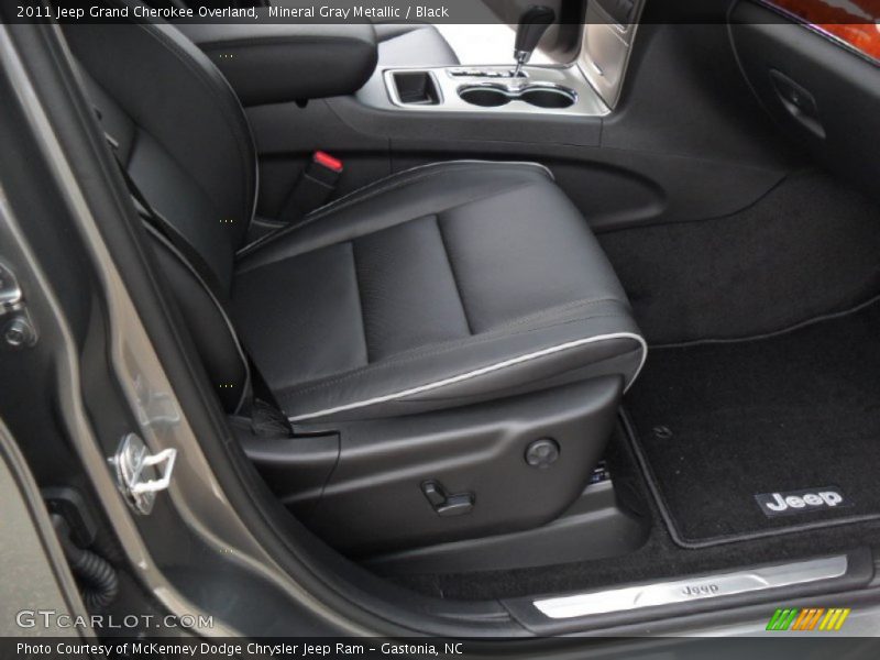 Mineral Gray Metallic / Black 2011 Jeep Grand Cherokee Overland