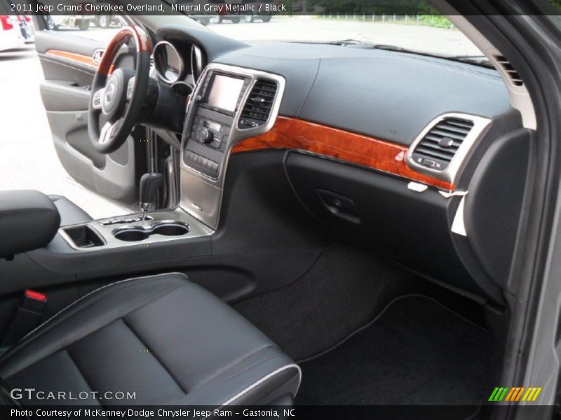 Mineral Gray Metallic / Black 2011 Jeep Grand Cherokee Overland