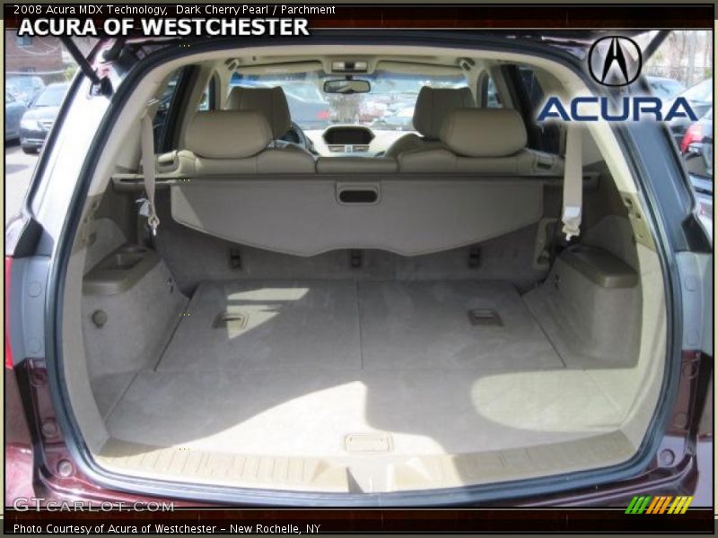 Dark Cherry Pearl / Parchment 2008 Acura MDX Technology