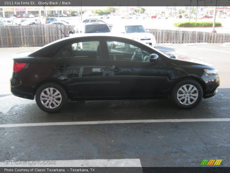 Ebony Black / Black 2011 Kia Forte EX