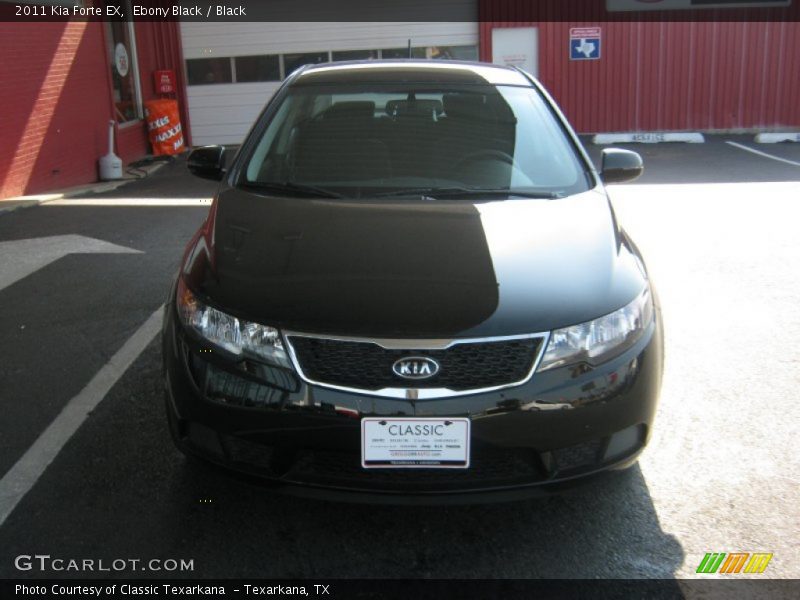 Ebony Black / Black 2011 Kia Forte EX