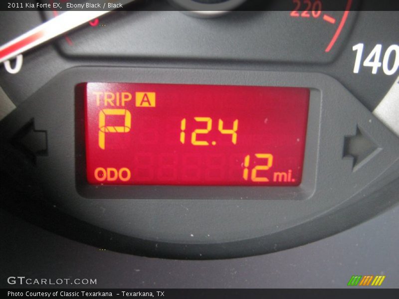 Ebony Black / Black 2011 Kia Forte EX