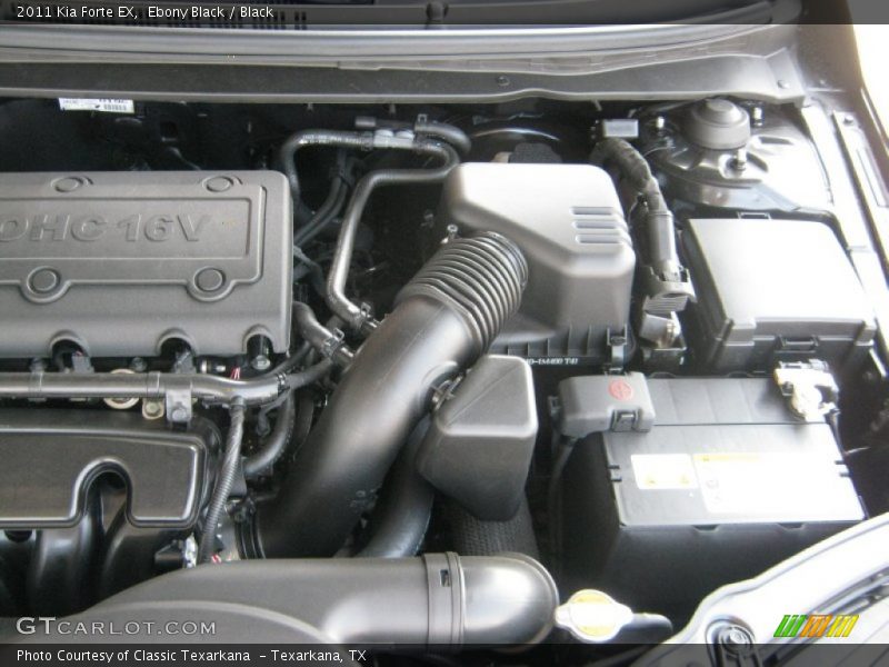 Ebony Black / Black 2011 Kia Forte EX