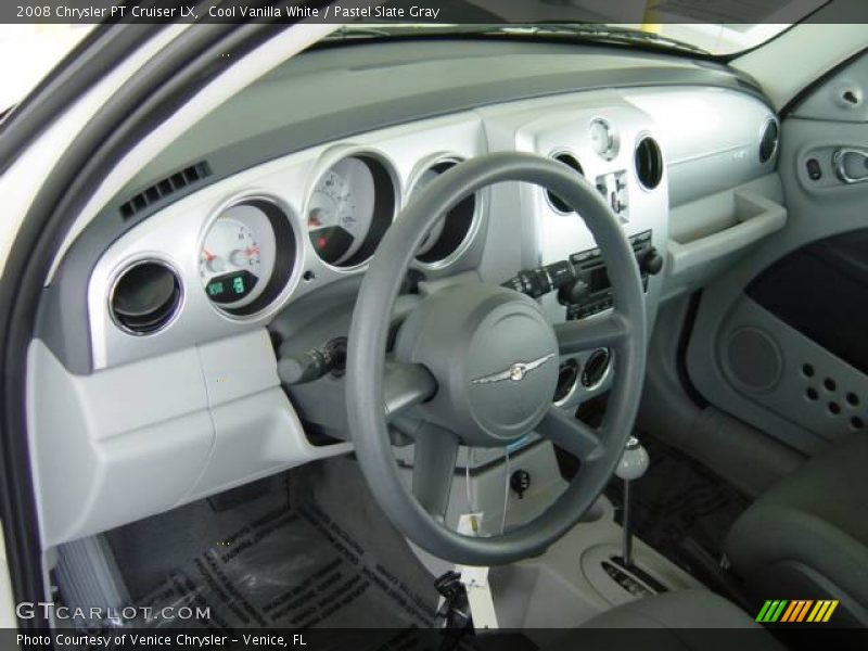 Cool Vanilla White / Pastel Slate Gray 2008 Chrysler PT Cruiser LX