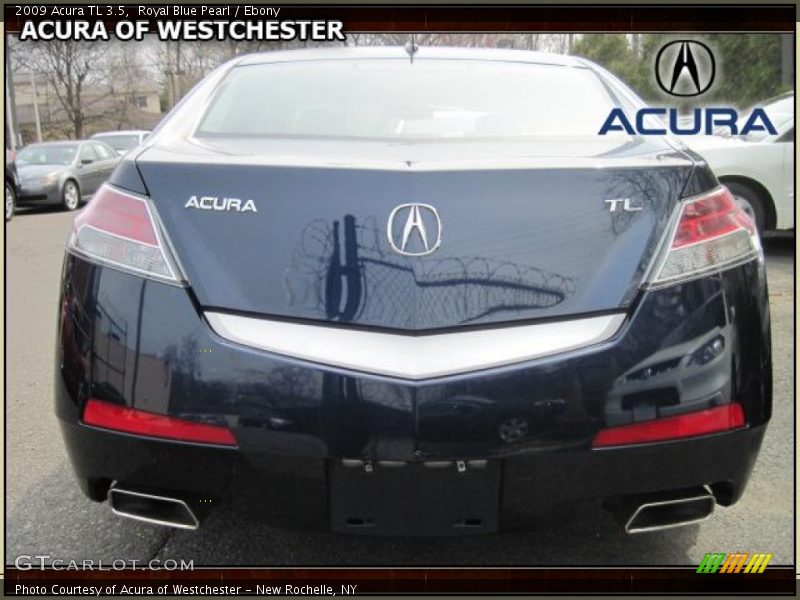 Royal Blue Pearl / Ebony 2009 Acura TL 3.5