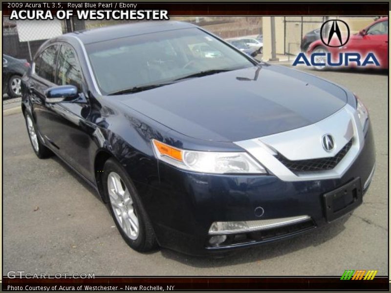 Royal Blue Pearl / Ebony 2009 Acura TL 3.5