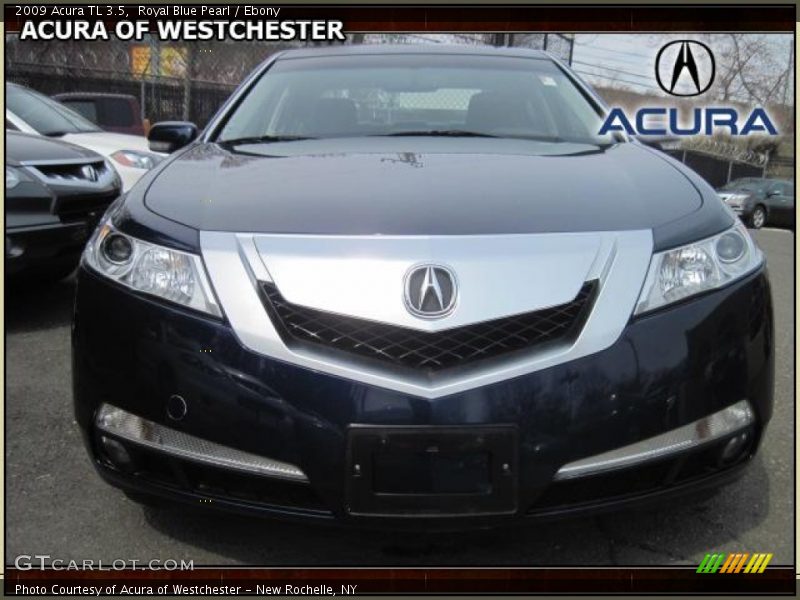 Royal Blue Pearl / Ebony 2009 Acura TL 3.5