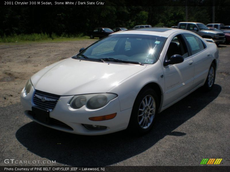 Stone White / Dark Slate Gray 2001 Chrysler 300 M Sedan