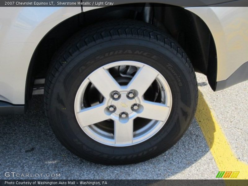 Silverstone Metallic / Light Gray 2007 Chevrolet Equinox LT