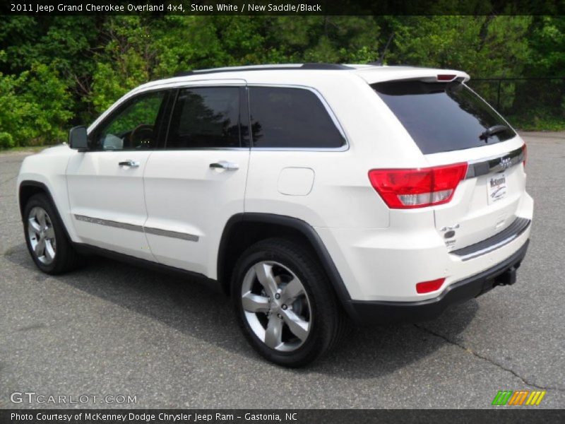Stone White / New Saddle/Black 2011 Jeep Grand Cherokee Overland 4x4