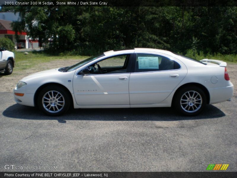 Stone White / Dark Slate Gray 2001 Chrysler 300 M Sedan