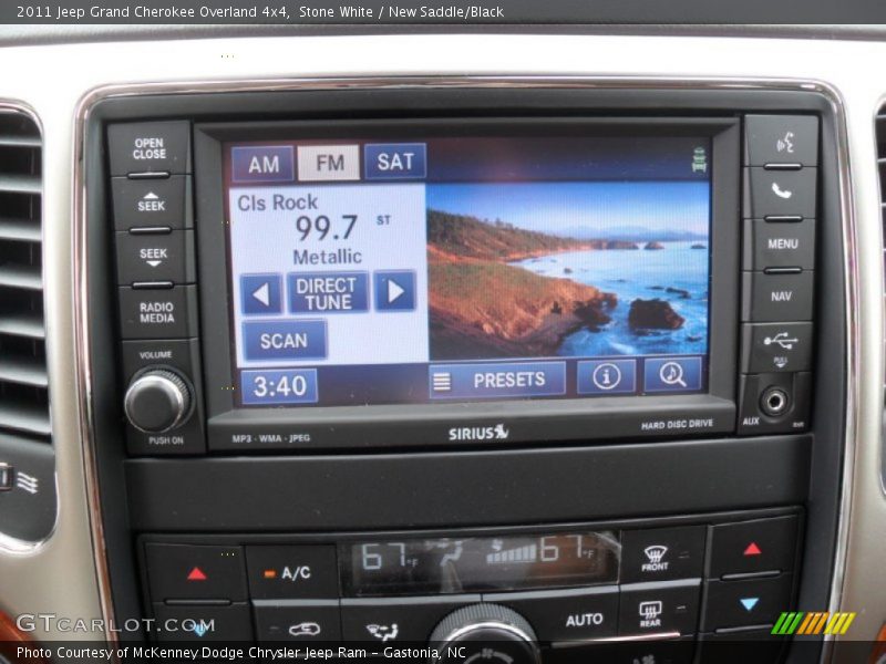Stone White / New Saddle/Black 2011 Jeep Grand Cherokee Overland 4x4