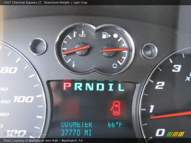 Silverstone Metallic / Light Gray 2007 Chevrolet Equinox LT
