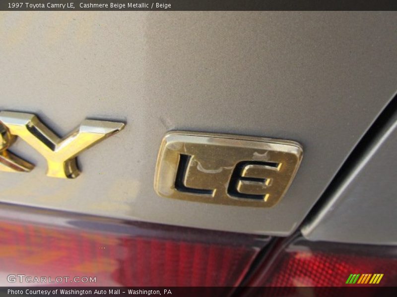 Cashmere Beige Metallic / Beige 1997 Toyota Camry LE