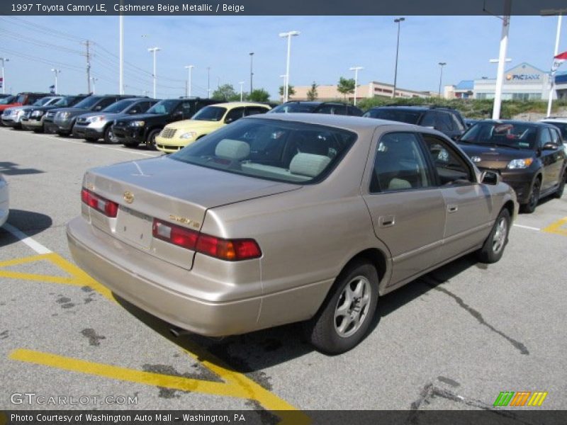 Cashmere Beige Metallic / Beige 1997 Toyota Camry LE