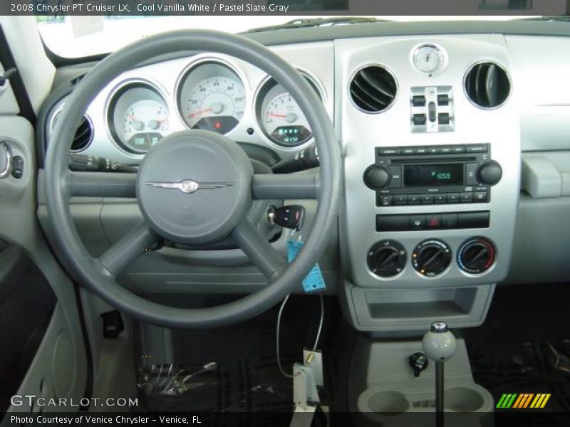 Cool Vanilla White / Pastel Slate Gray 2008 Chrysler PT Cruiser LX