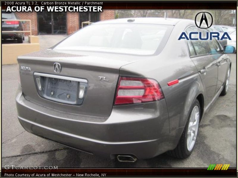 Carbon Bronze Metallic / Parchment 2008 Acura TL 3.2