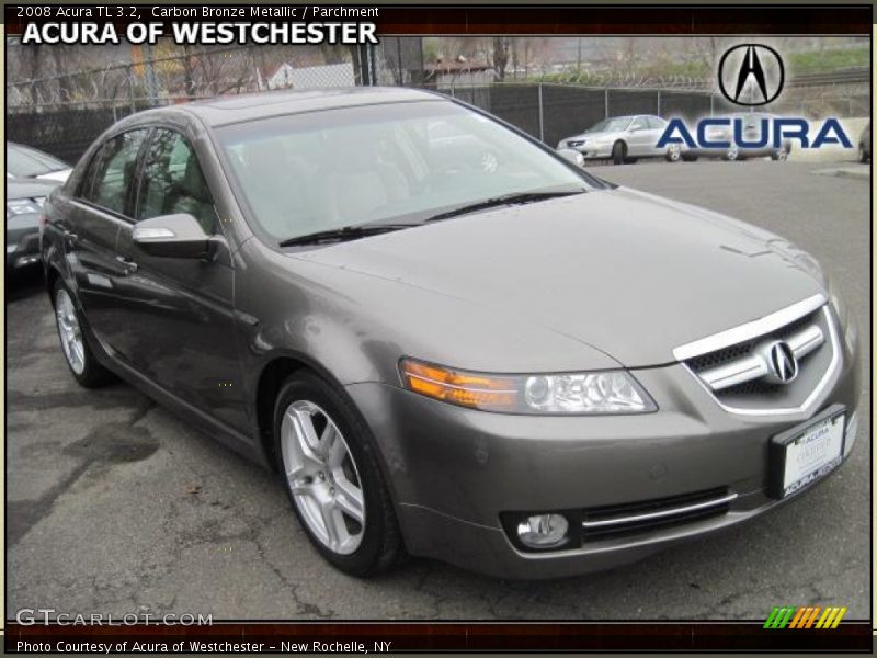 Carbon Bronze Metallic / Parchment 2008 Acura TL 3.2