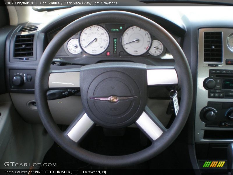 Cool Vanilla / Dark Slate Gray/Light Graystone 2007 Chrysler 300