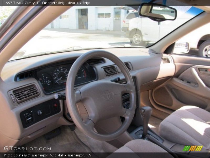 Cashmere Beige Metallic / Beige 1997 Toyota Camry LE