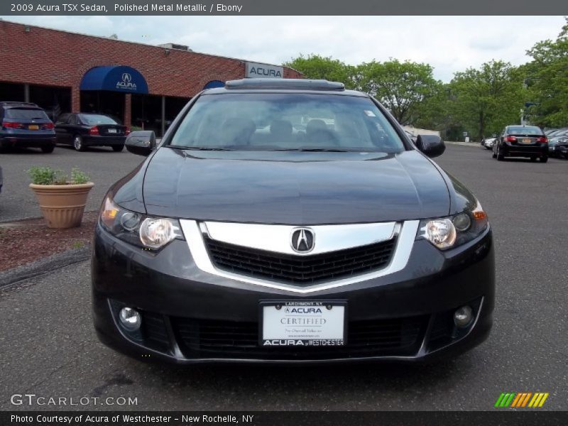 Polished Metal Metallic / Ebony 2009 Acura TSX Sedan