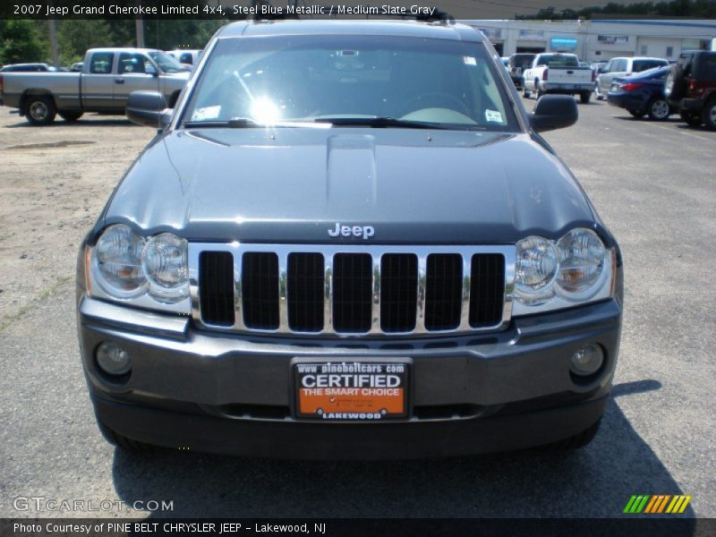 Steel Blue Metallic / Medium Slate Gray 2007 Jeep Grand Cherokee Limited 4x4