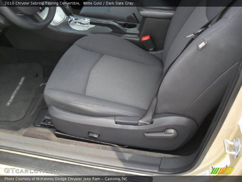 White Gold / Dark Slate Gray 2010 Chrysler Sebring Touring Convertible