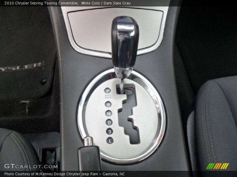 White Gold / Dark Slate Gray 2010 Chrysler Sebring Touring Convertible
