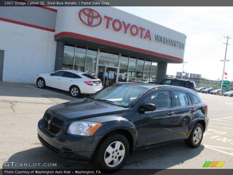 Steel Blue Metallic / Pastel Slate Gray 2007 Dodge Caliber SE