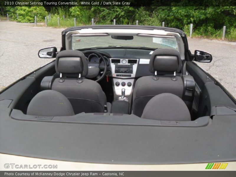 White Gold / Dark Slate Gray 2010 Chrysler Sebring Touring Convertible