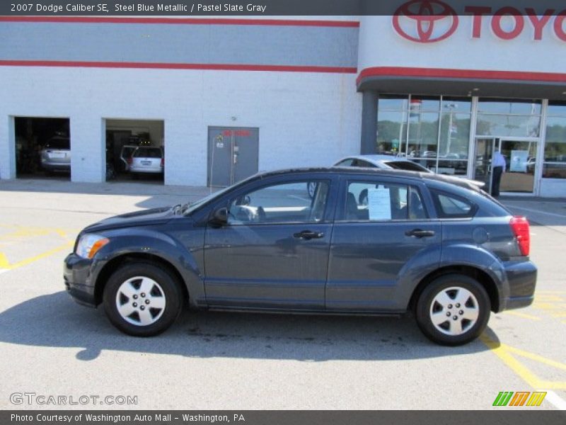 Steel Blue Metallic / Pastel Slate Gray 2007 Dodge Caliber SE