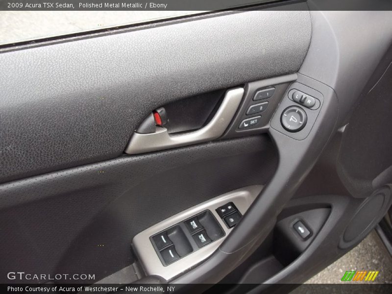 Polished Metal Metallic / Ebony 2009 Acura TSX Sedan