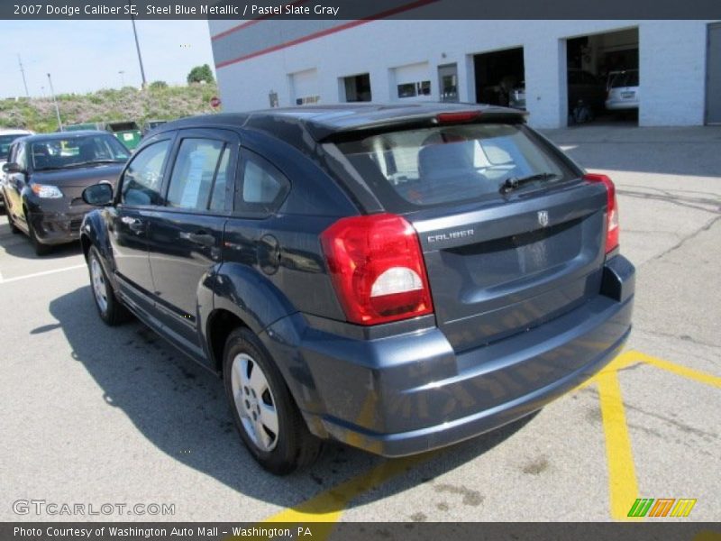 Steel Blue Metallic / Pastel Slate Gray 2007 Dodge Caliber SE
