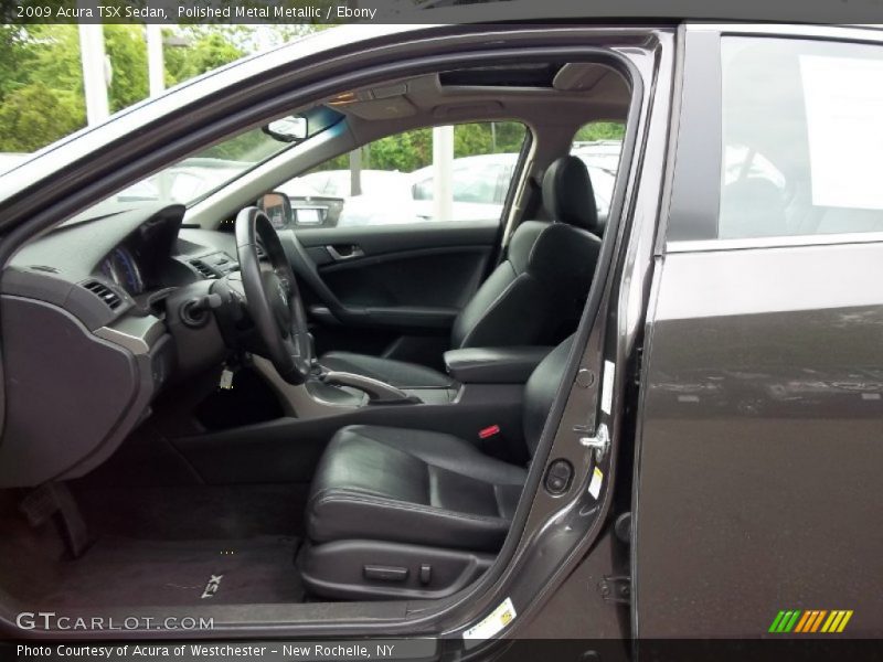 Polished Metal Metallic / Ebony 2009 Acura TSX Sedan