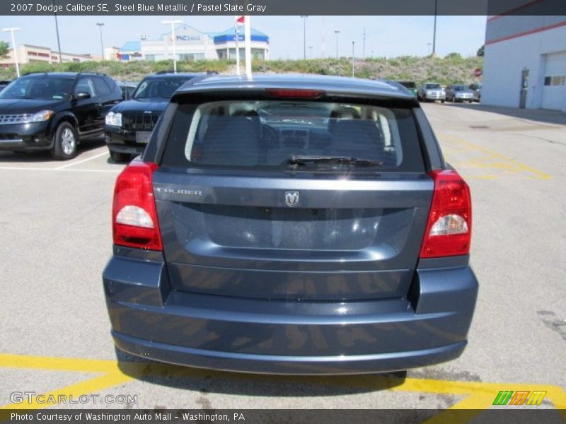 Steel Blue Metallic / Pastel Slate Gray 2007 Dodge Caliber SE