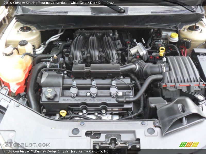 White Gold / Dark Slate Gray 2010 Chrysler Sebring Touring Convertible