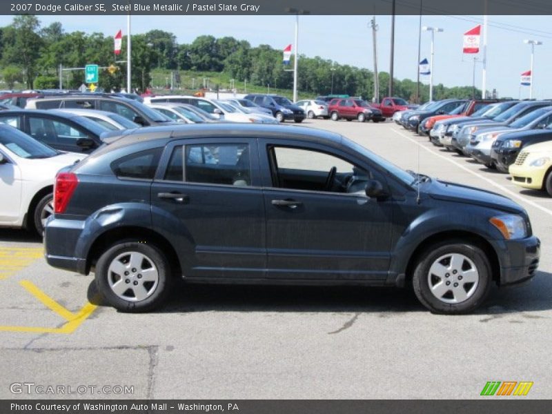 Steel Blue Metallic / Pastel Slate Gray 2007 Dodge Caliber SE