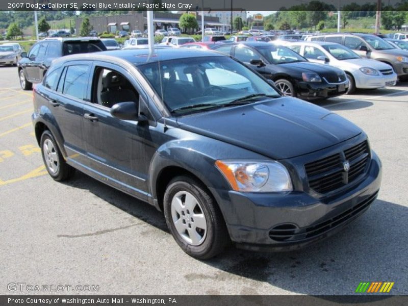 Steel Blue Metallic / Pastel Slate Gray 2007 Dodge Caliber SE
