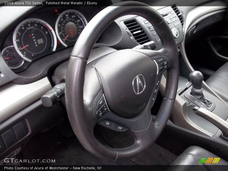 Polished Metal Metallic / Ebony 2009 Acura TSX Sedan