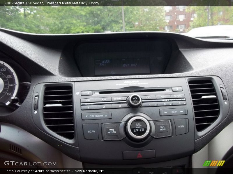 Polished Metal Metallic / Ebony 2009 Acura TSX Sedan