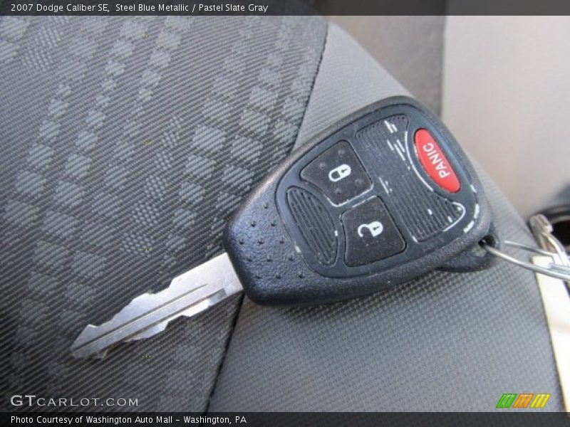 Steel Blue Metallic / Pastel Slate Gray 2007 Dodge Caliber SE