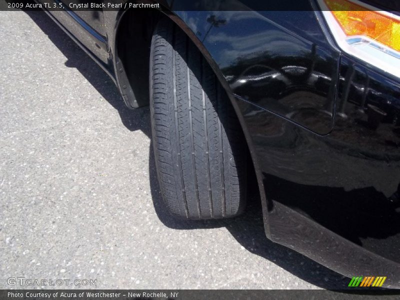 Crystal Black Pearl / Parchment 2009 Acura TL 3.5